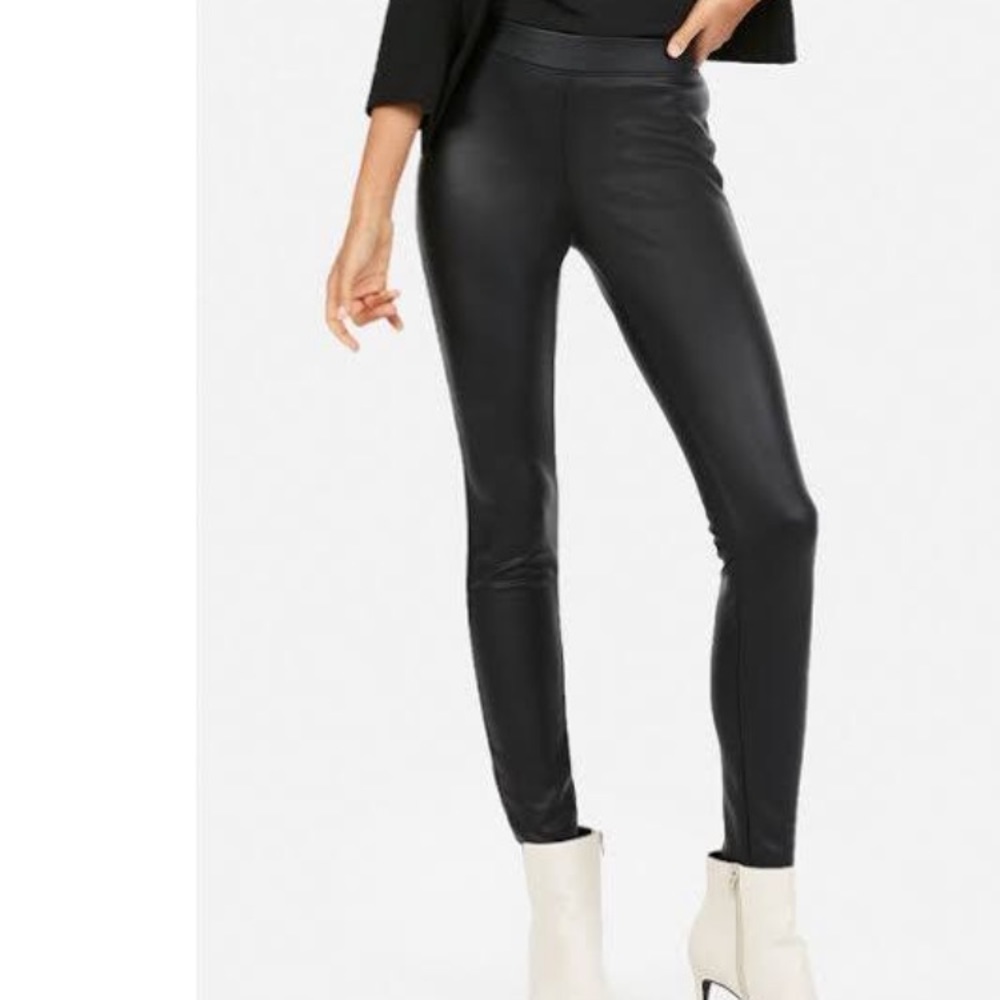Lapis Faux leather leggings black , size Medium